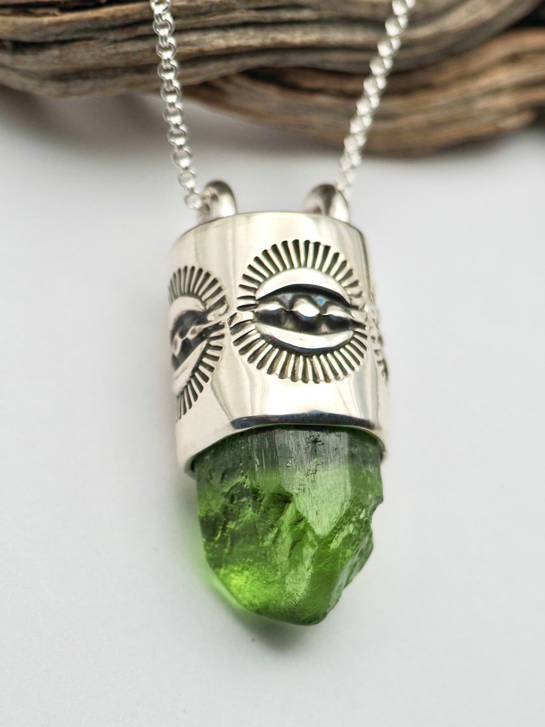 Peridot Portal II Talisman Necklace