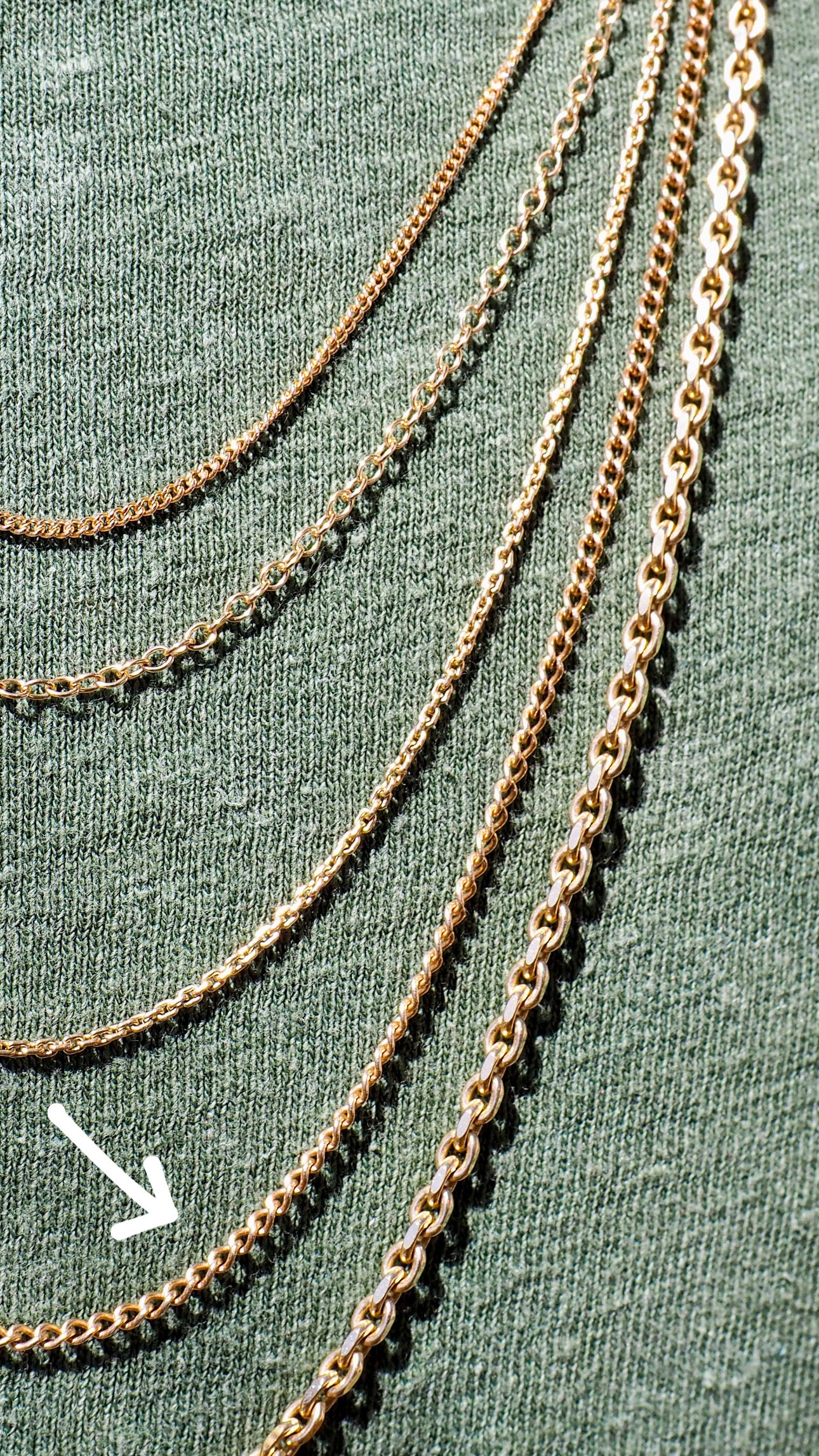 14k Gold 1.8mm Curb Chain