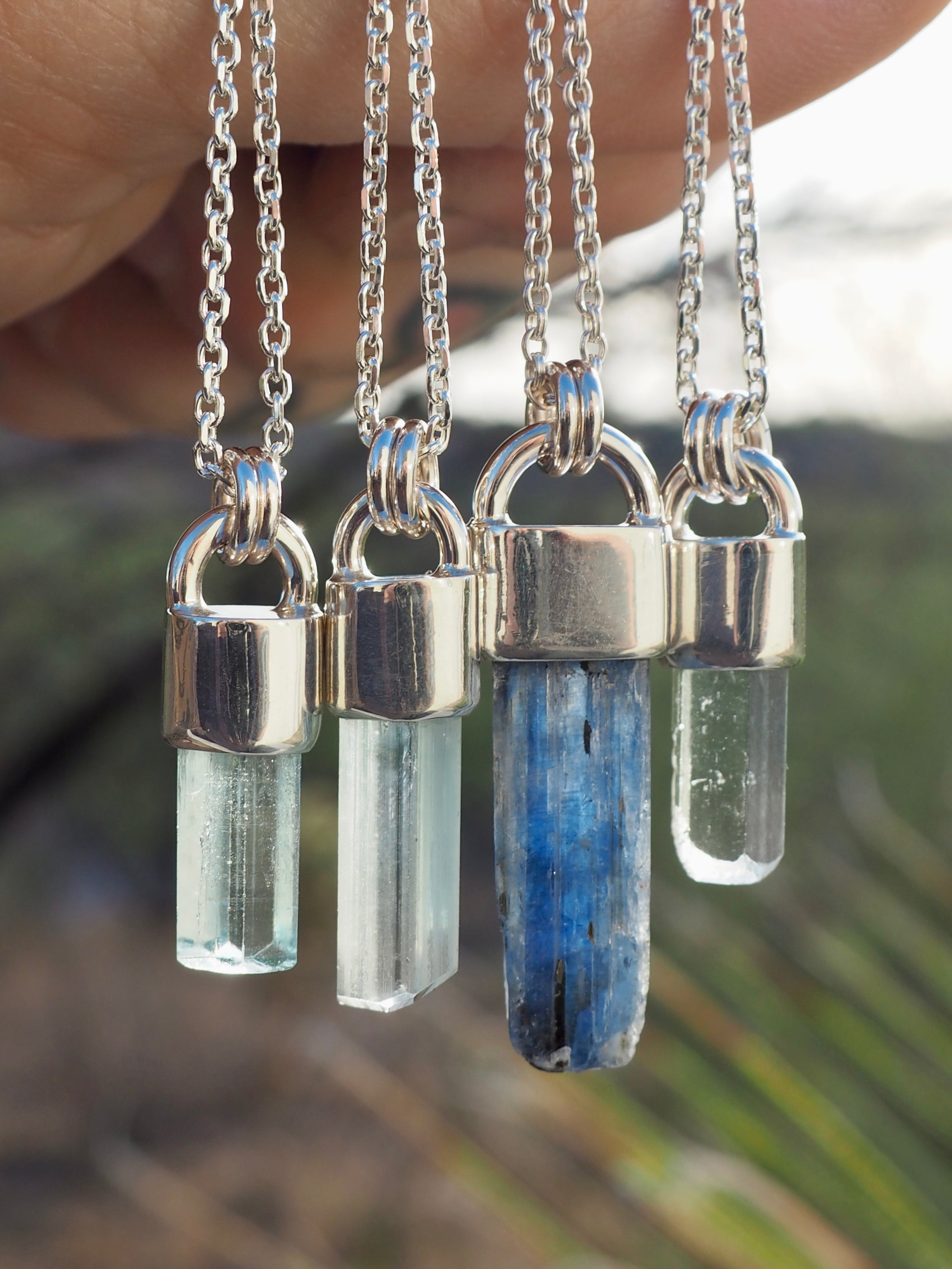 Blue Kyanite Talisman Necklace