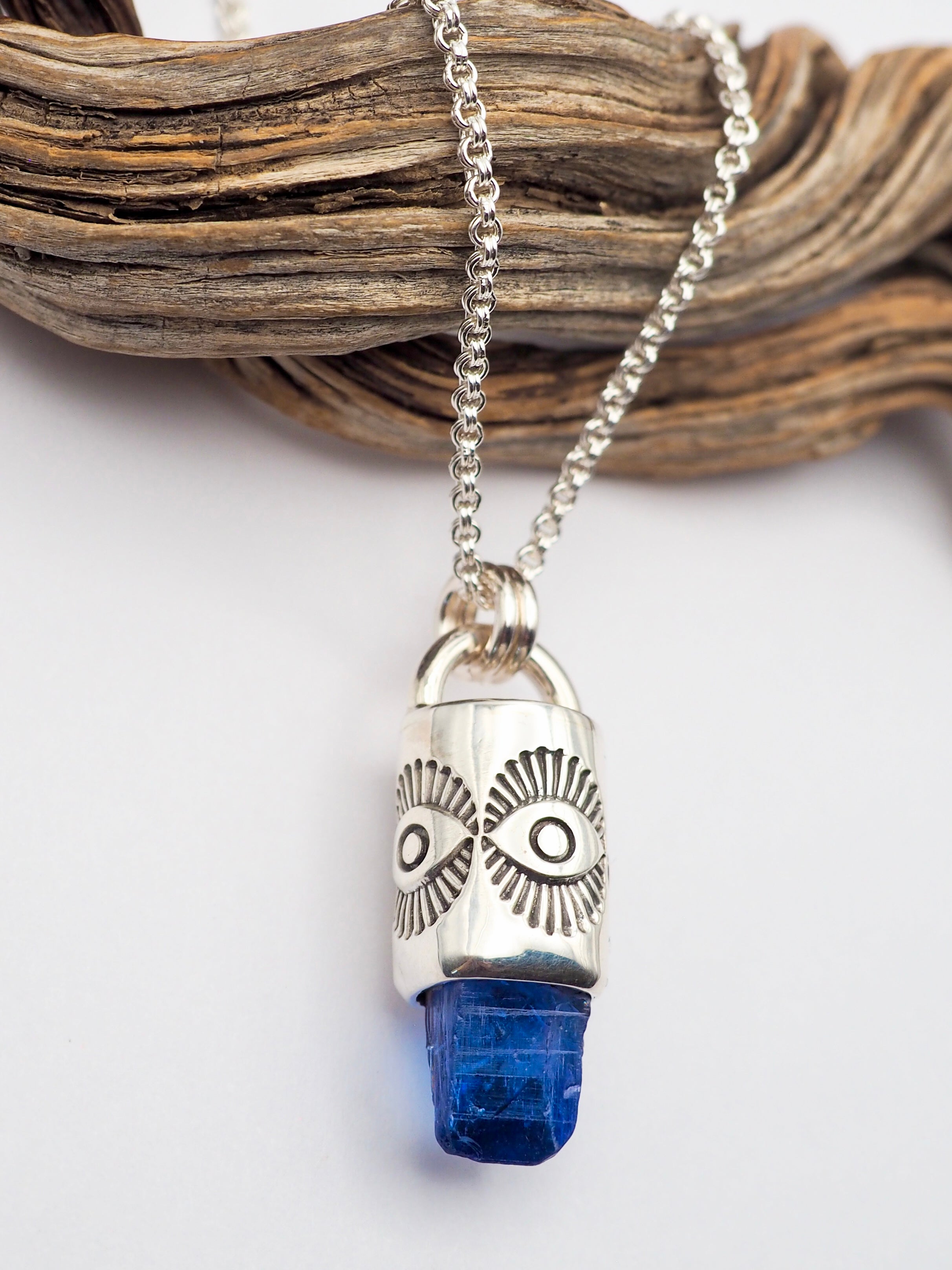 Tanzanite Eye Talisman Necklace