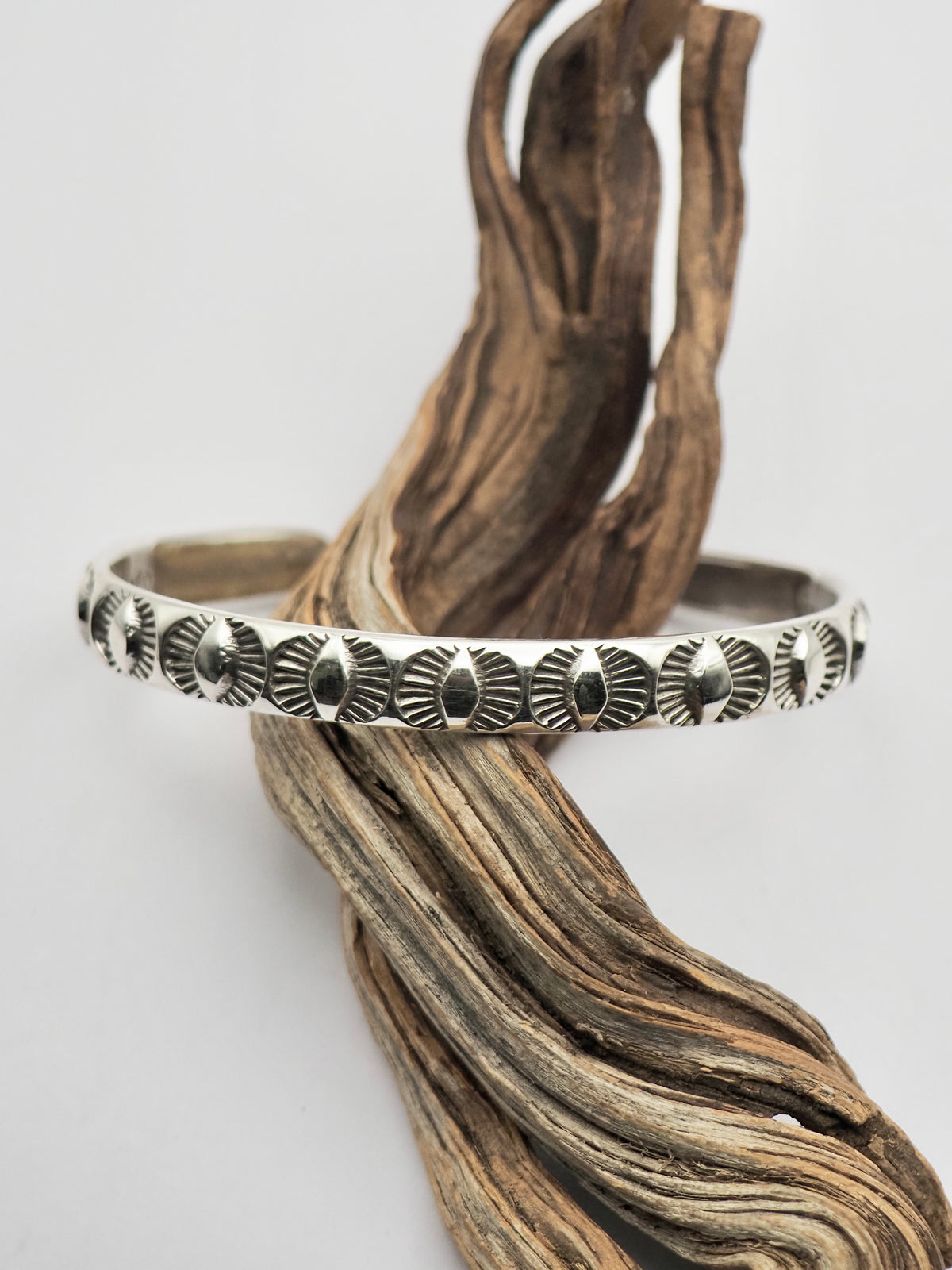 MTO Eyes Hand Stamped Stacker Cuff