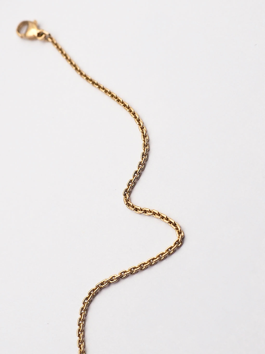 14k Gold 1.2mm Beveled Rectangle Cable Chain