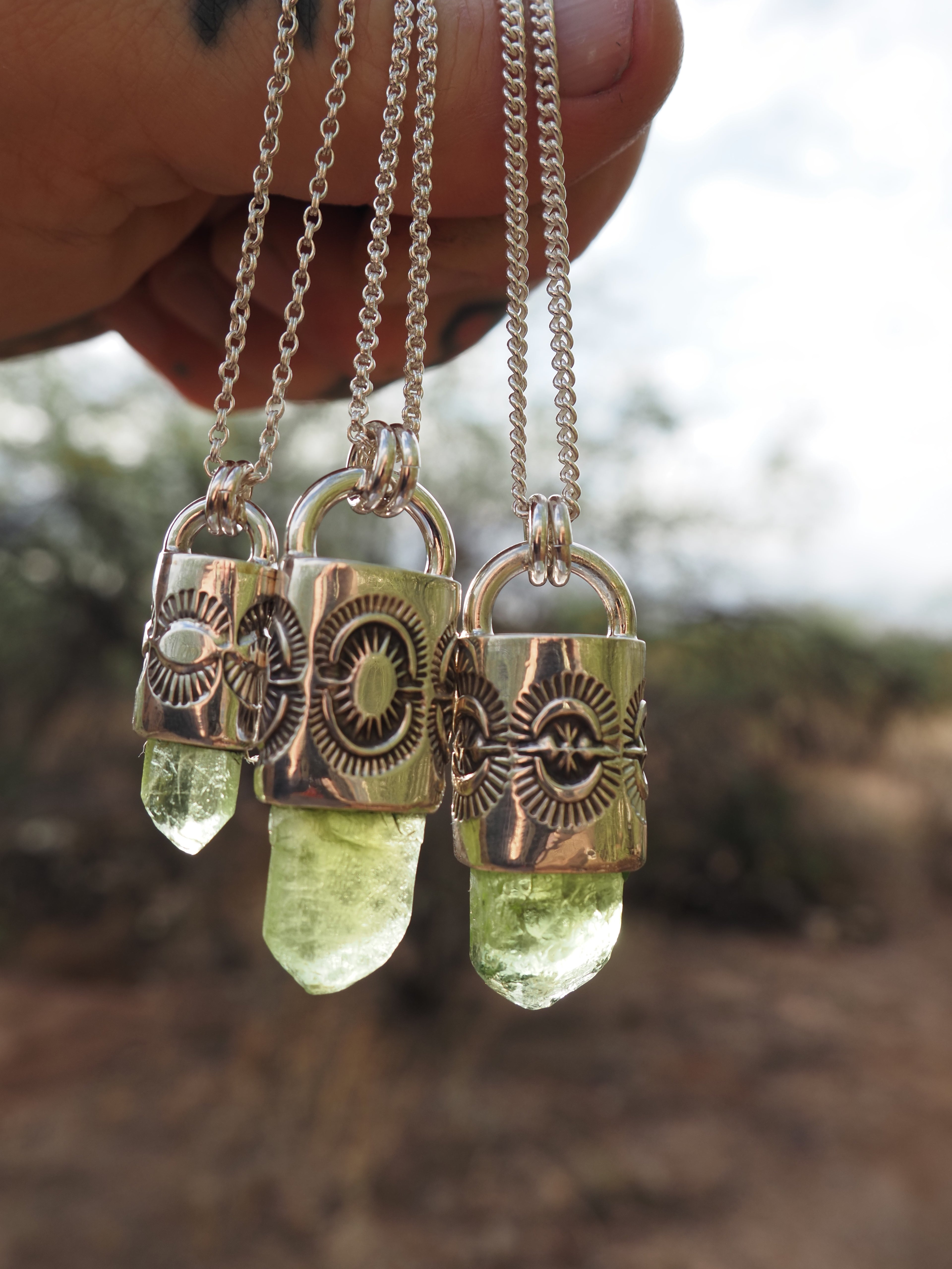 Peridot Portal Talisman Necklace
