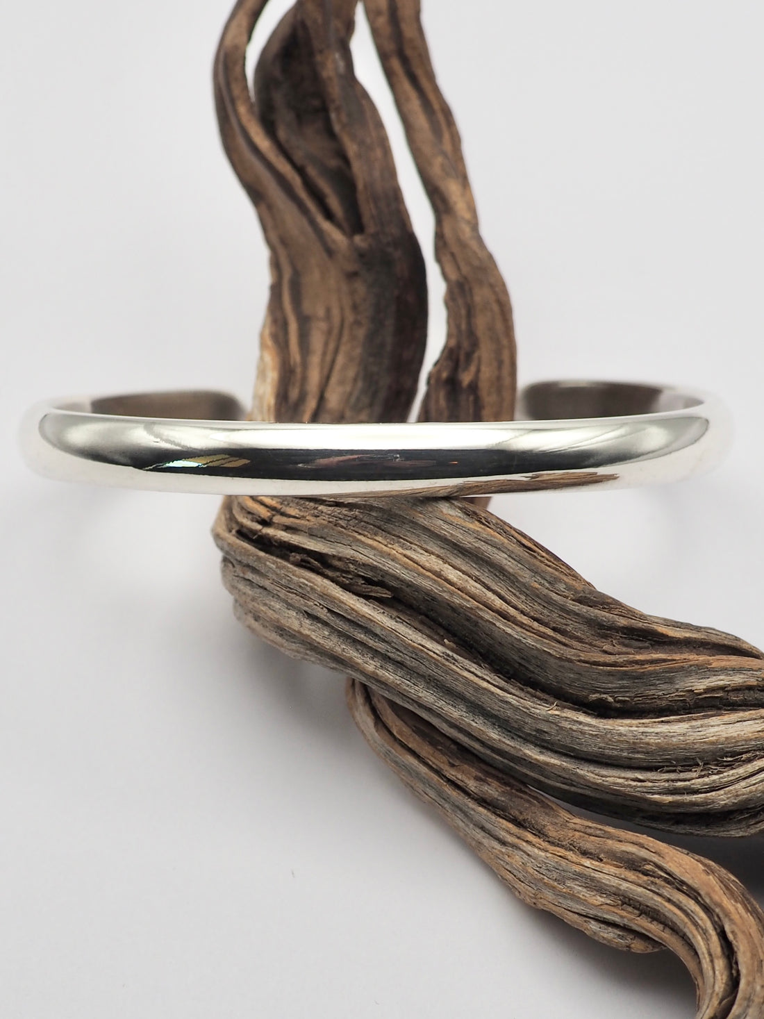 Smooth Sterling Silver Cuff M/L