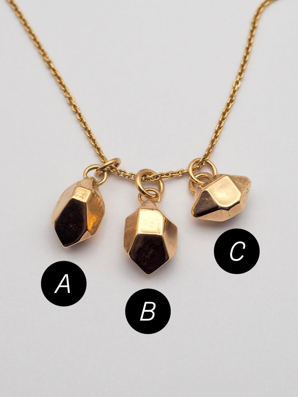 14K Sand Cast Herkimer Diamonds