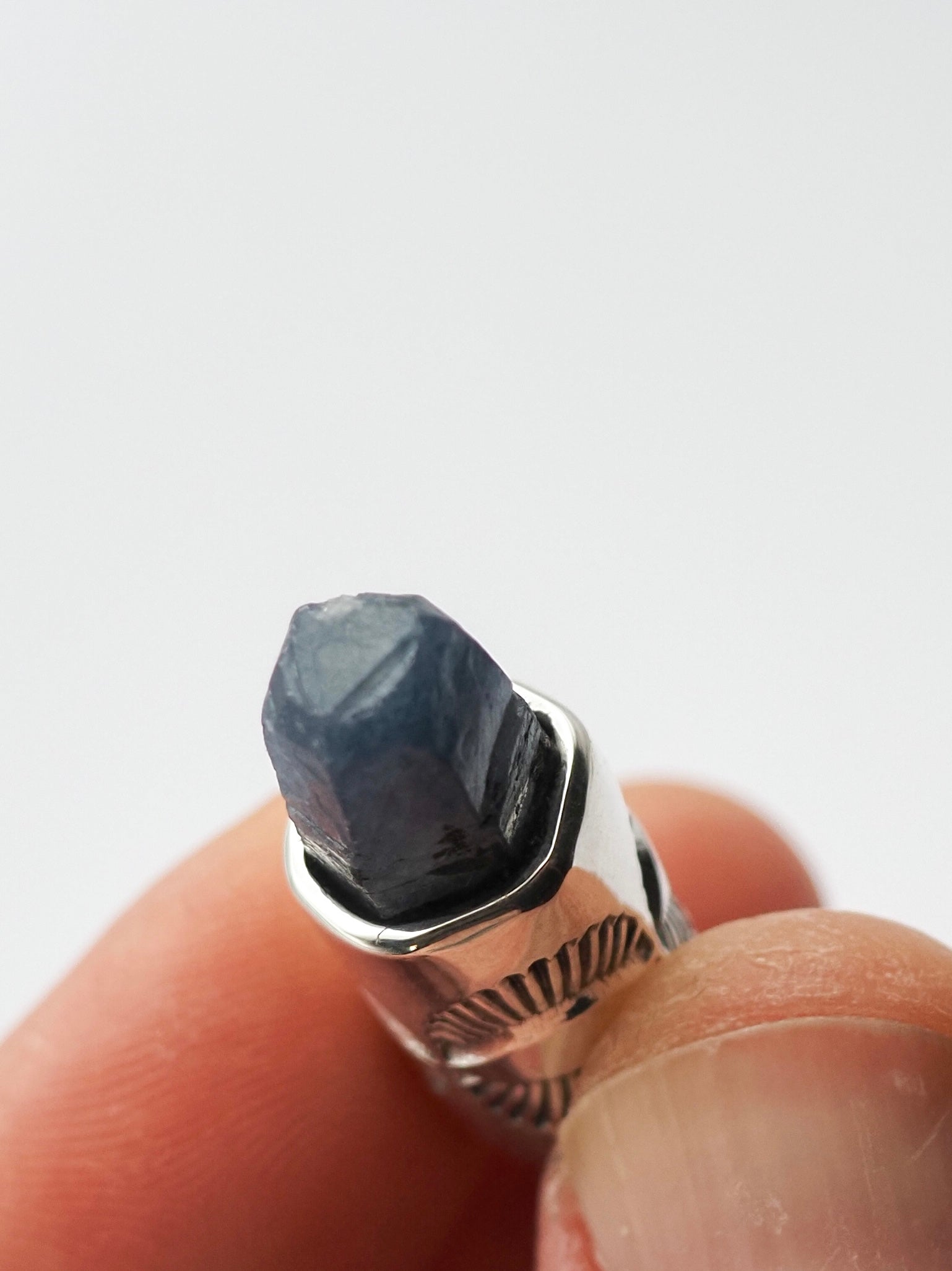 Sapphire Eye Talisman Necklace
