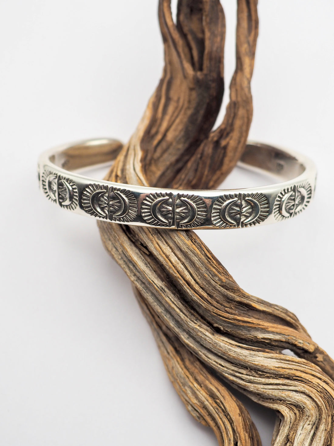 Portal Heavyweight Hand Stamped Stacker Cuff XS