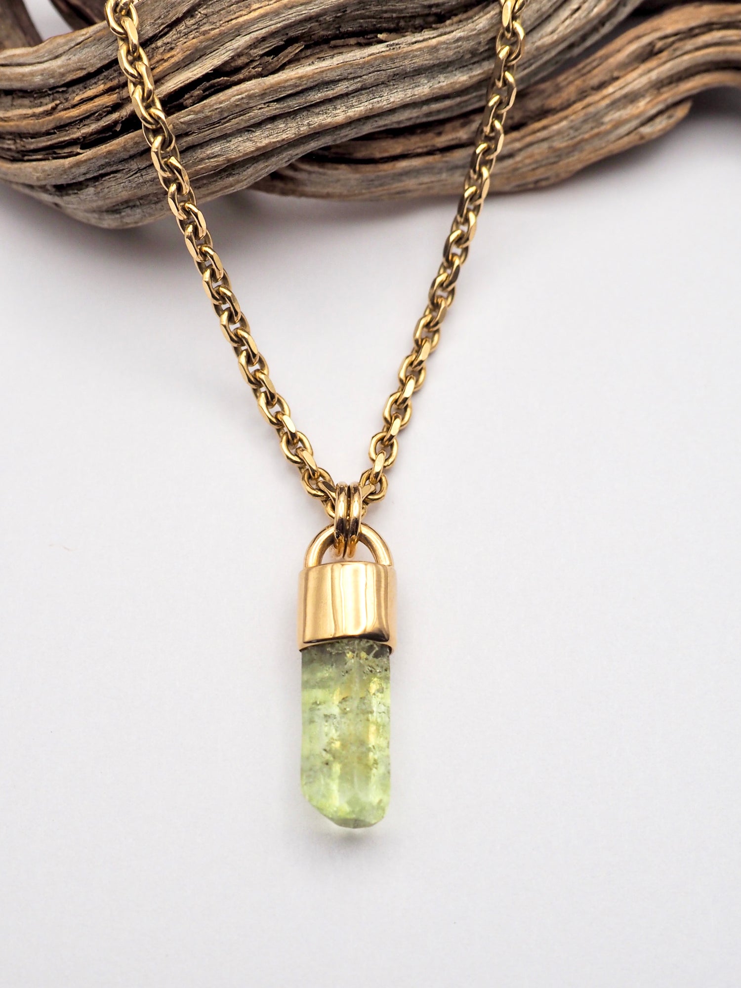 Heliodor 14k Gold Talisman