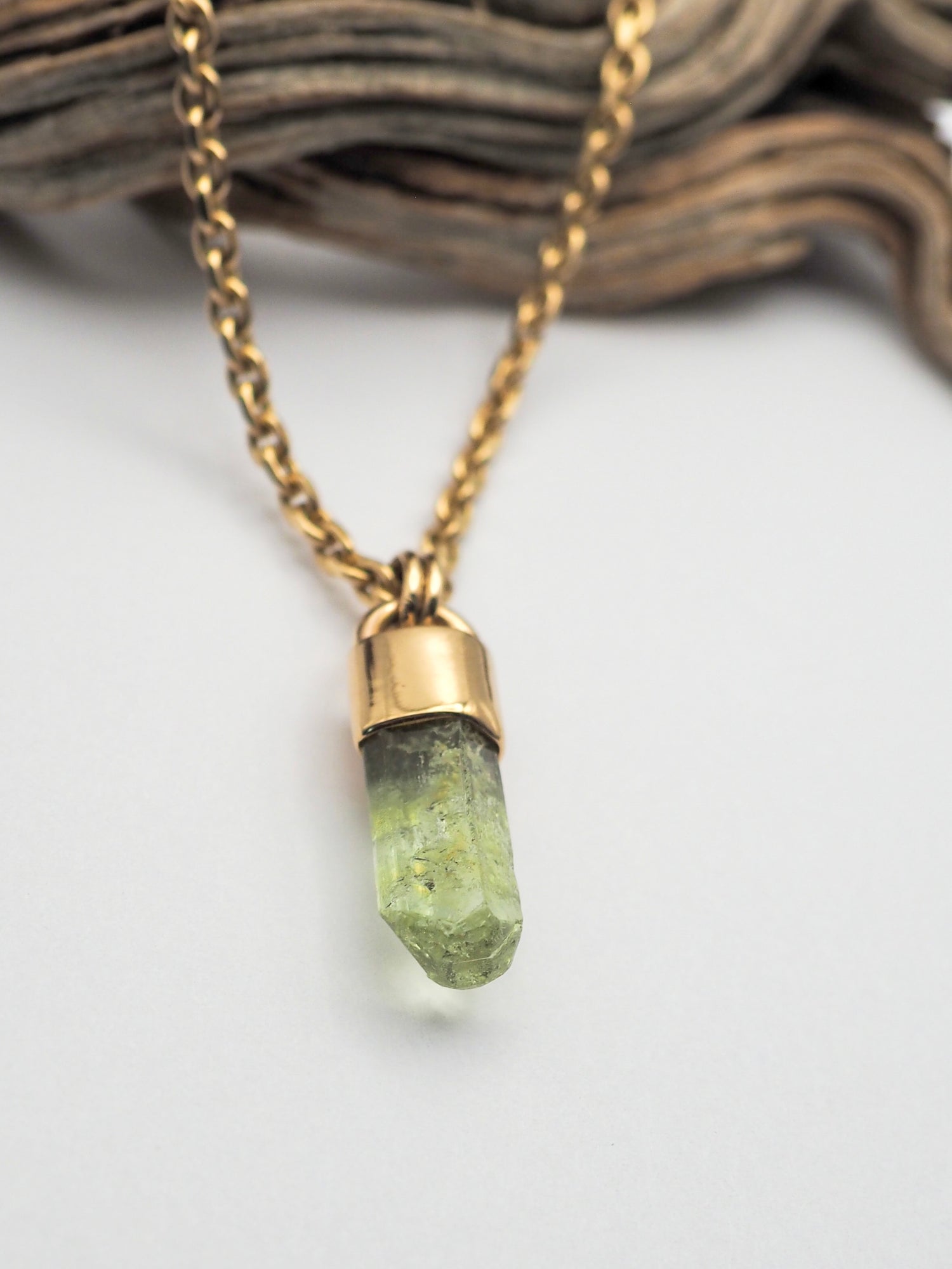 Heliodor 14k Gold Talisman