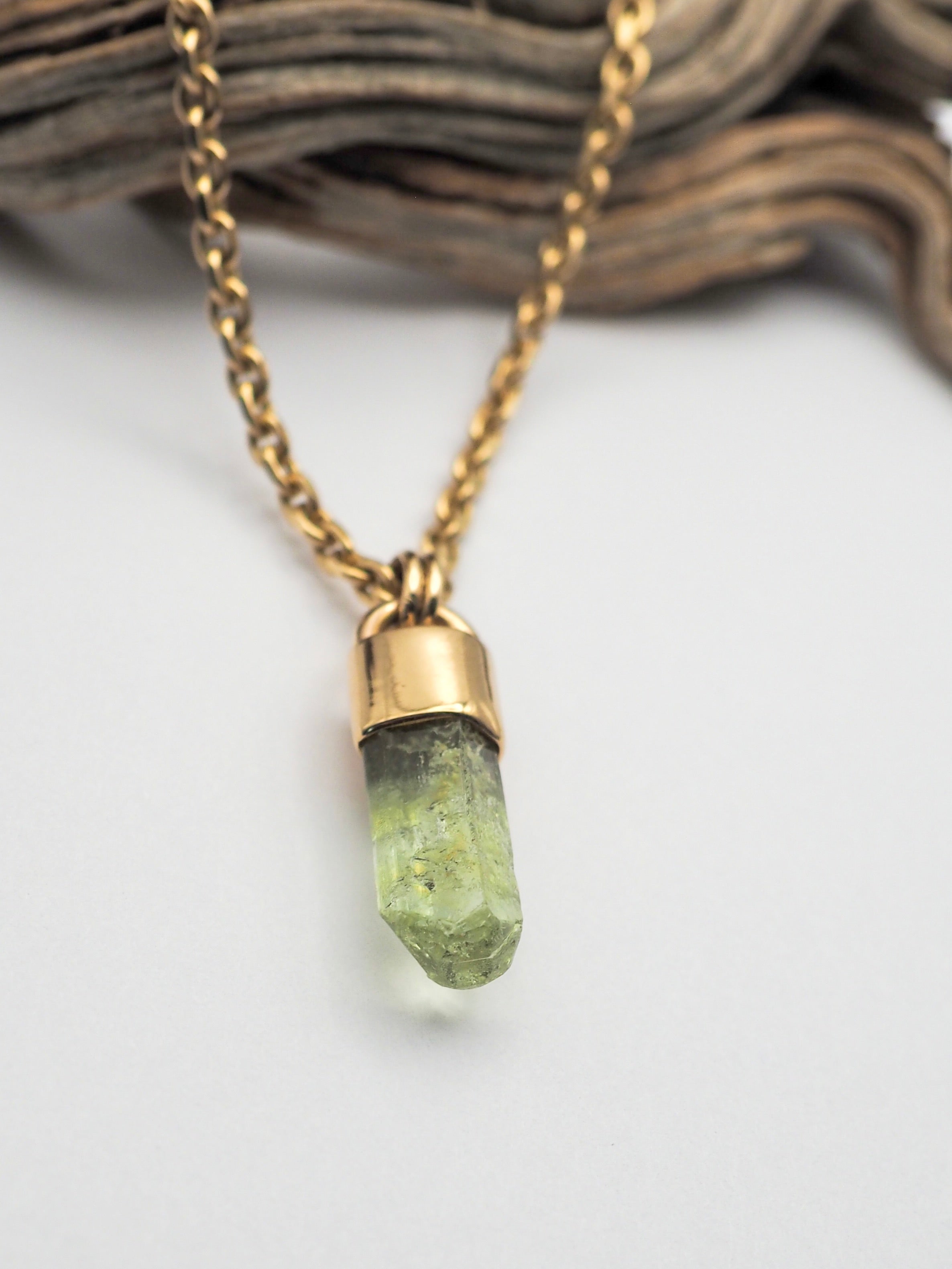 Heliodor 14k Gold Talisman