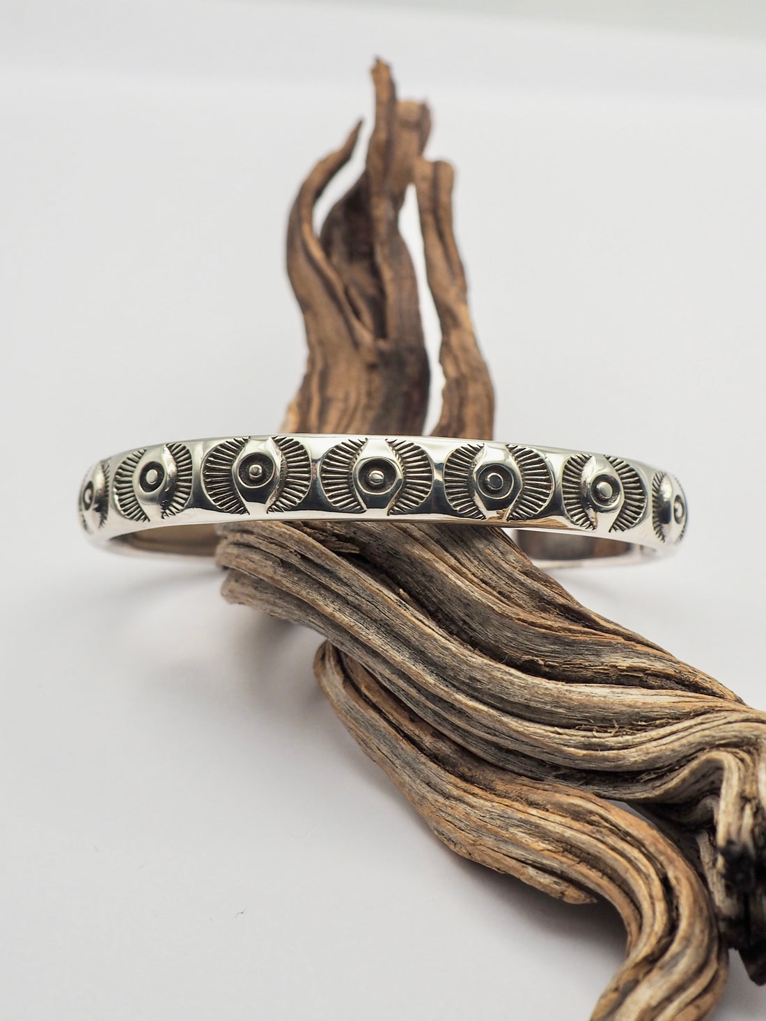 MTO Big Eye Stamped Heavyweight Stacker Cuff