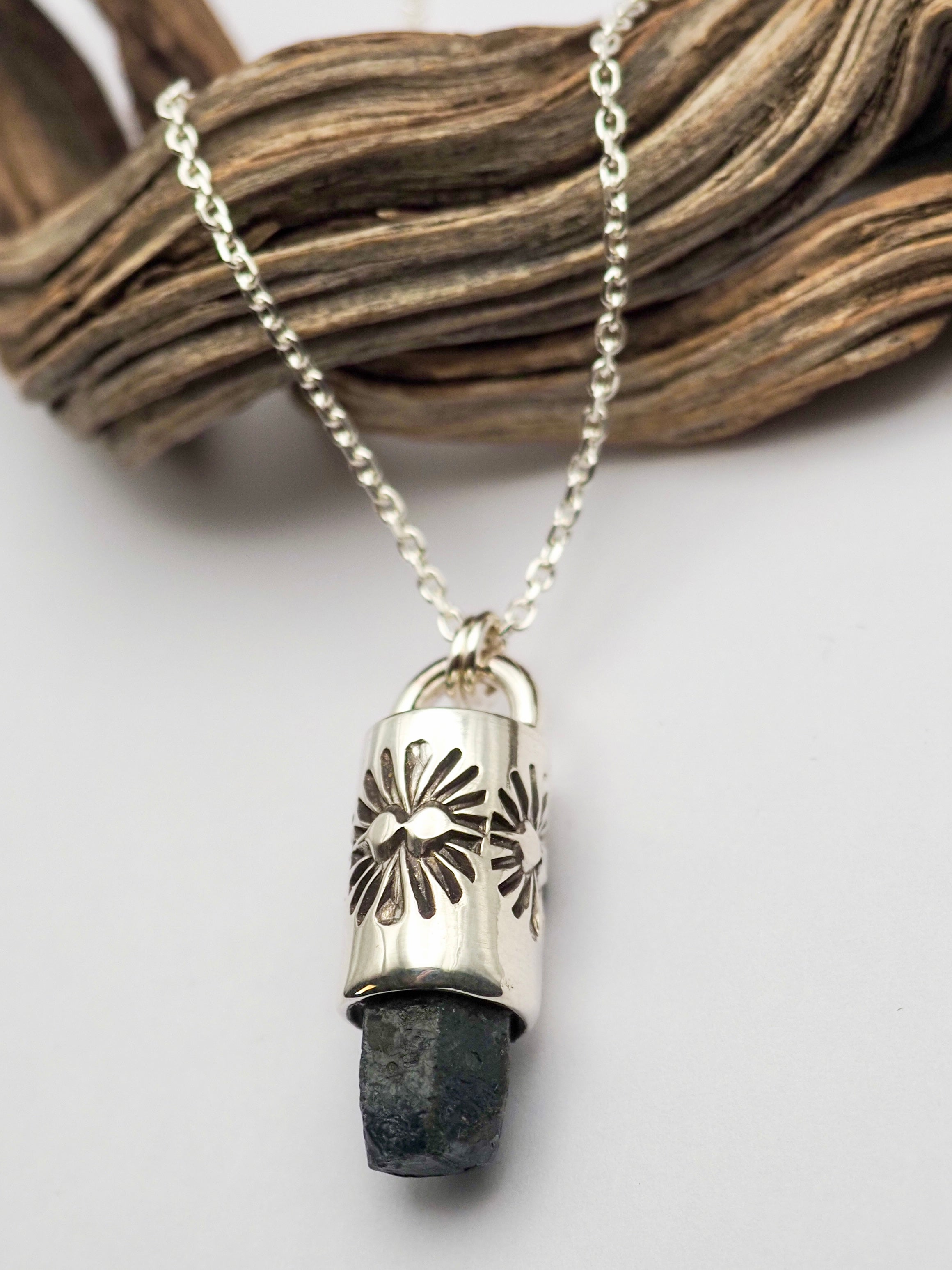 Sapphire Mesquite Talisman Necklace
