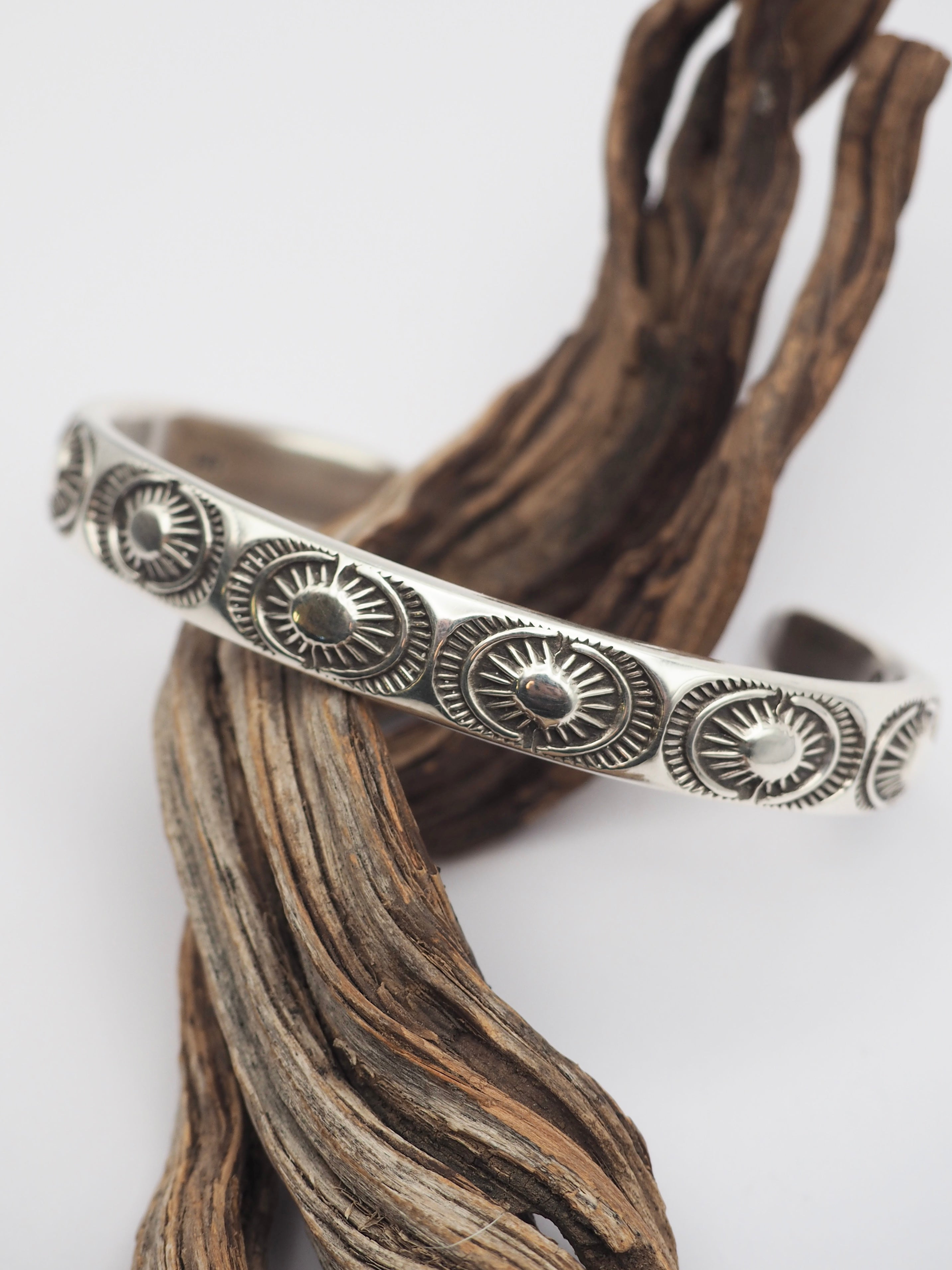 MTO Burst Hand Stamped Heavyweight Stacker Cuff