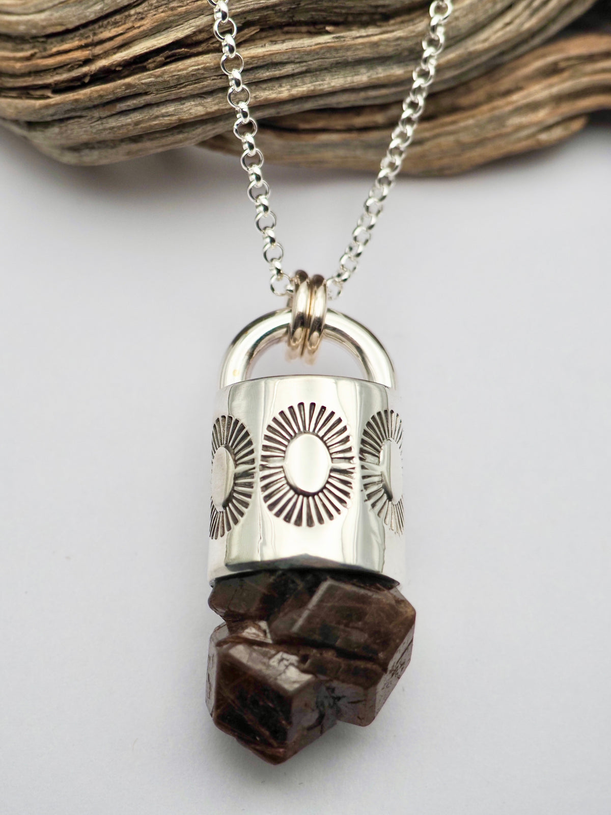 Mali Garnet Sunshine Talisman Necklace