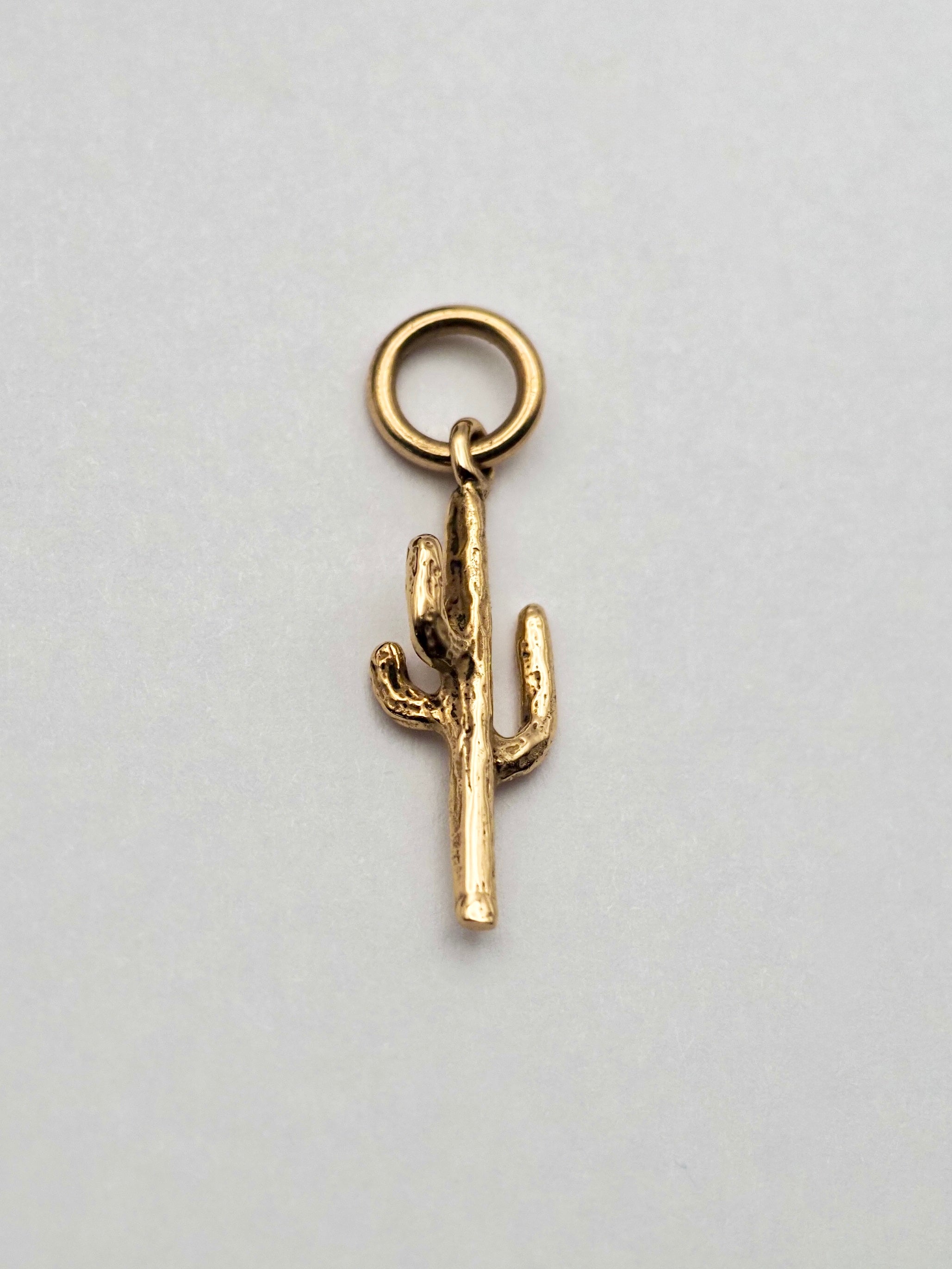 14k Gold Saguaro Pendant