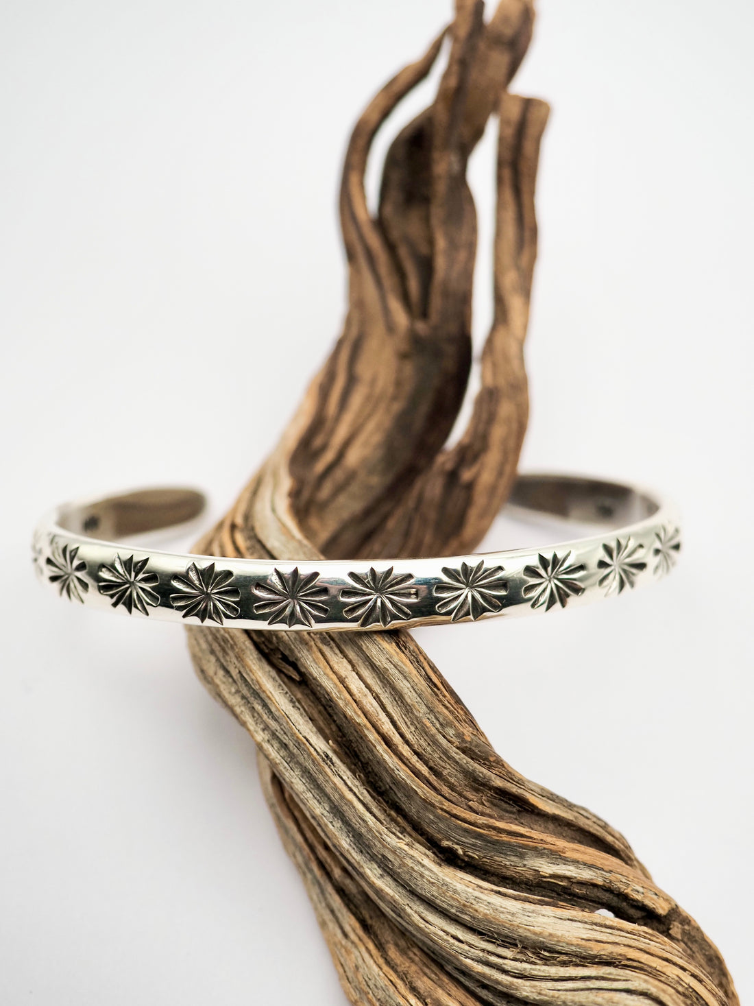 MTO Sparkle Hand Stamped Stacker Cuff