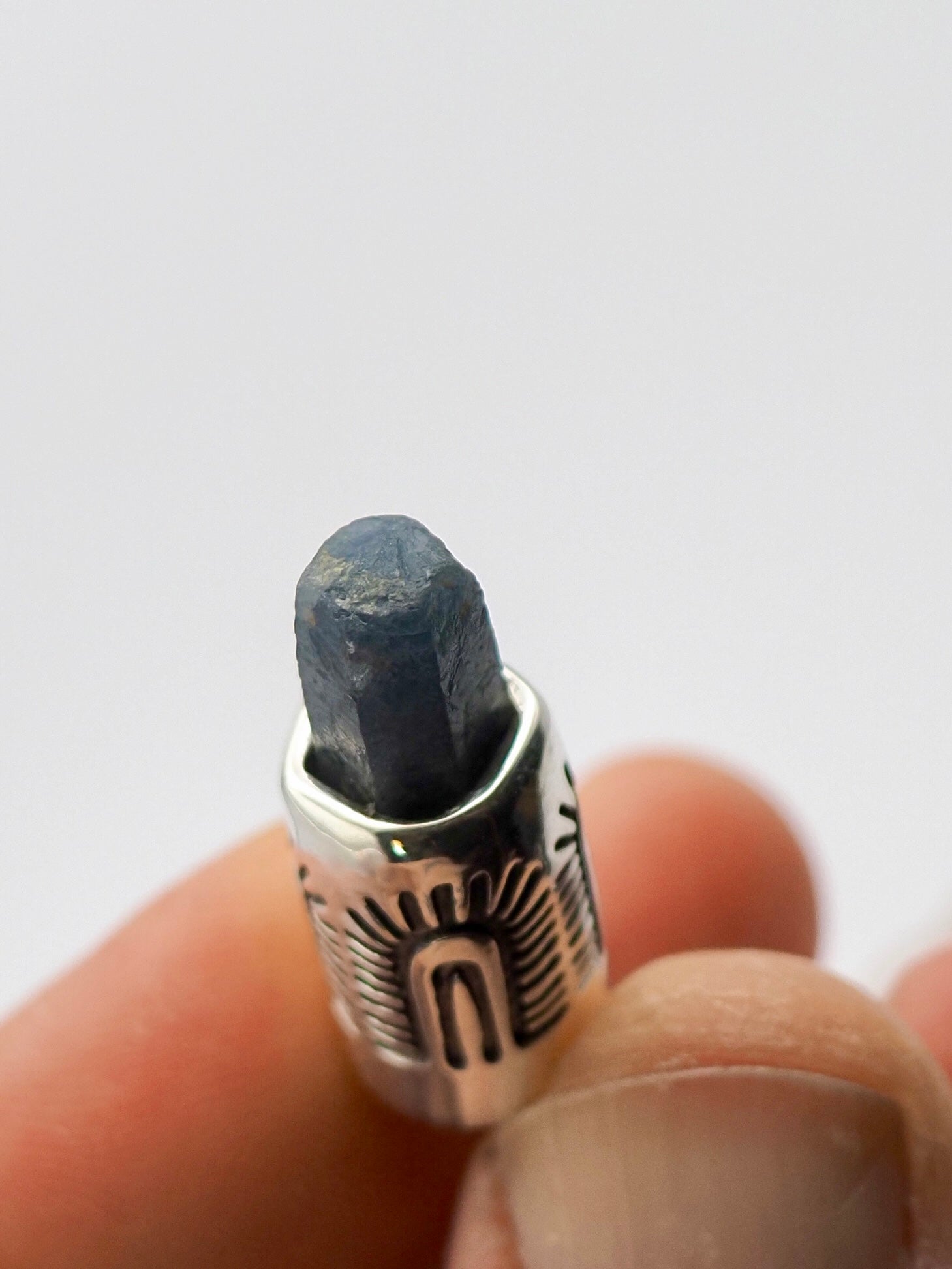 Sapphire Monsoon Talisman Necklace