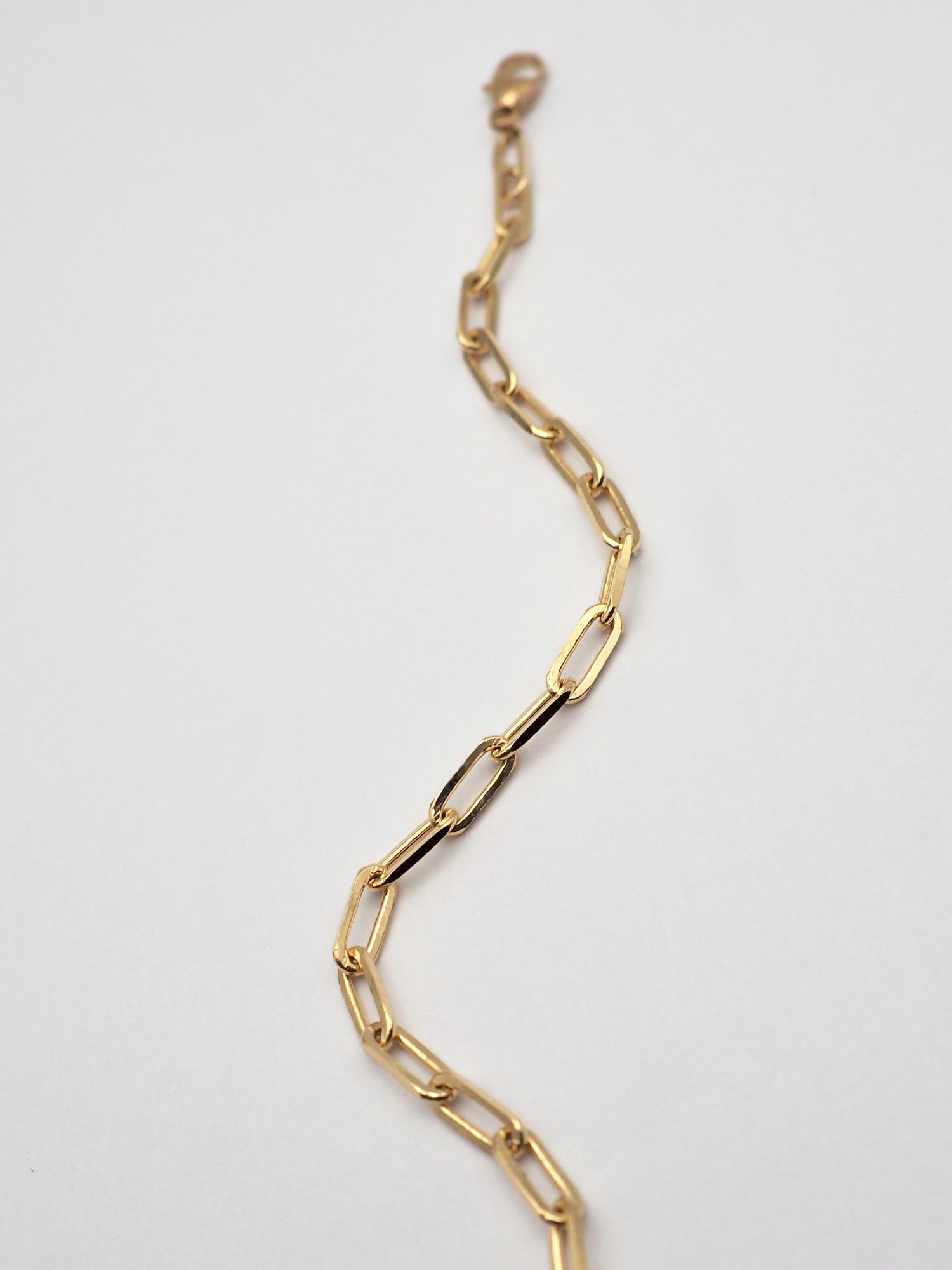 14k Gold 2.6mm Paperclip Chain