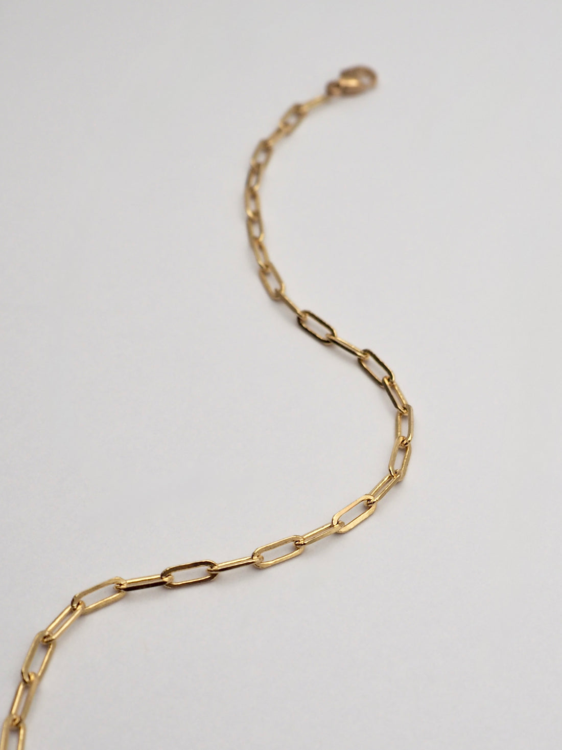 14k Gold 1.9mm Mini Paperclip Chain