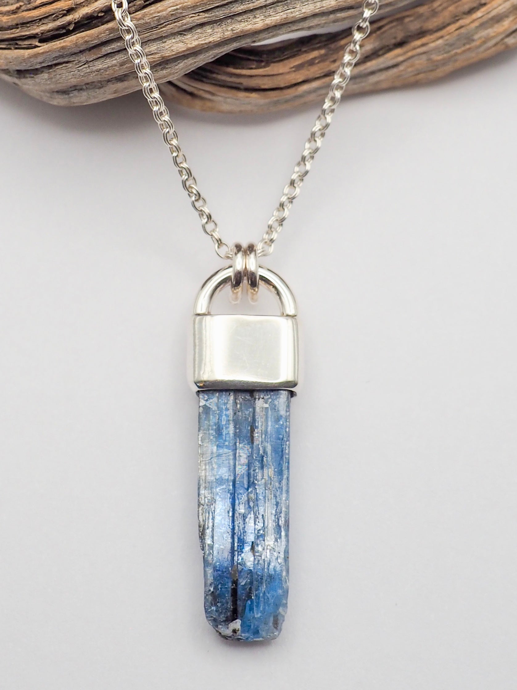 Blue Kyanite Talisman Necklace