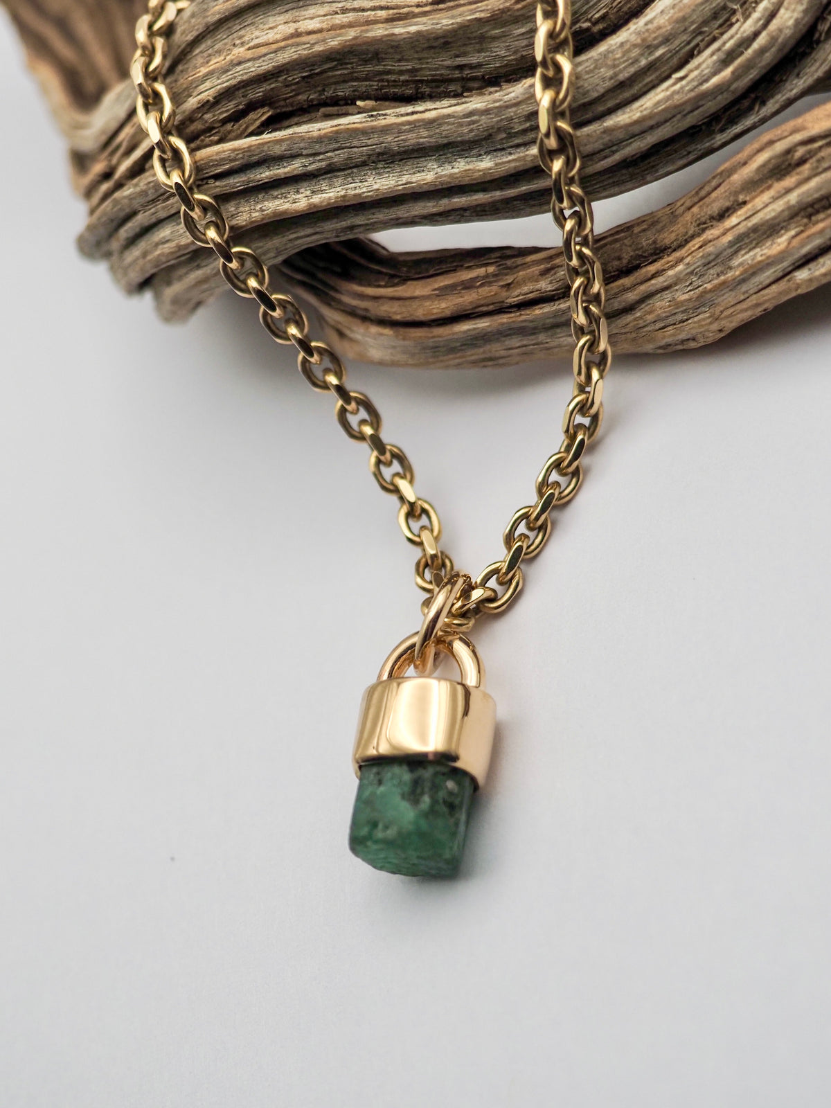 Emerald 14k Gold Talisman