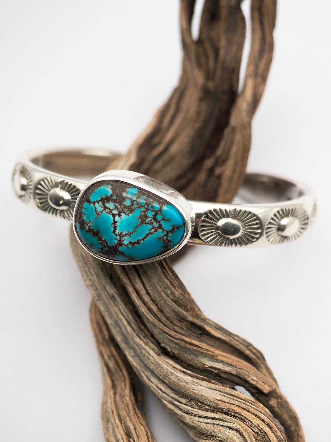 Egyptian Turquoise Sunshine Heavyweight Stacker Cuff XS