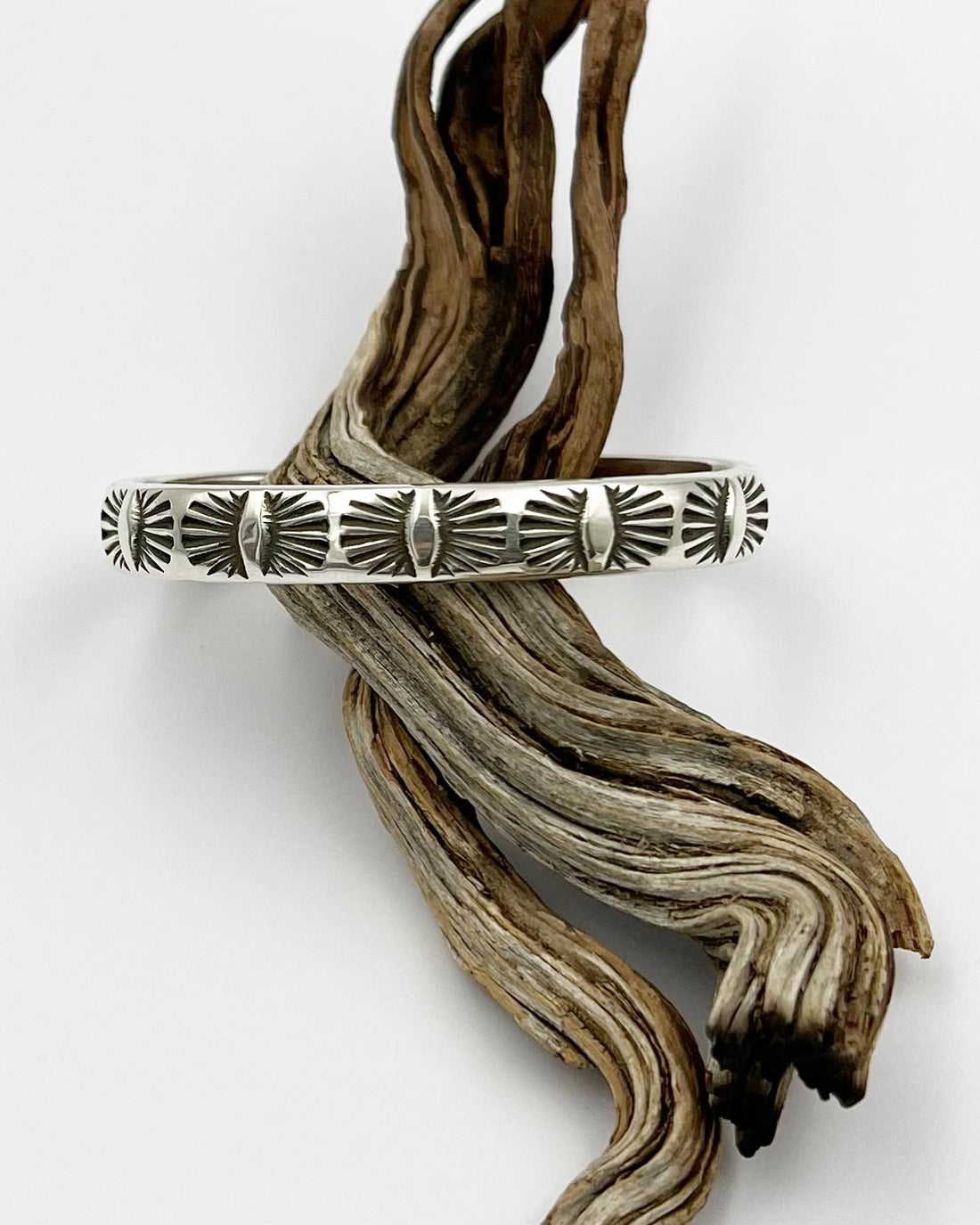 MTO Juniper Hand Stamped Heavyweight Stacker Cuff