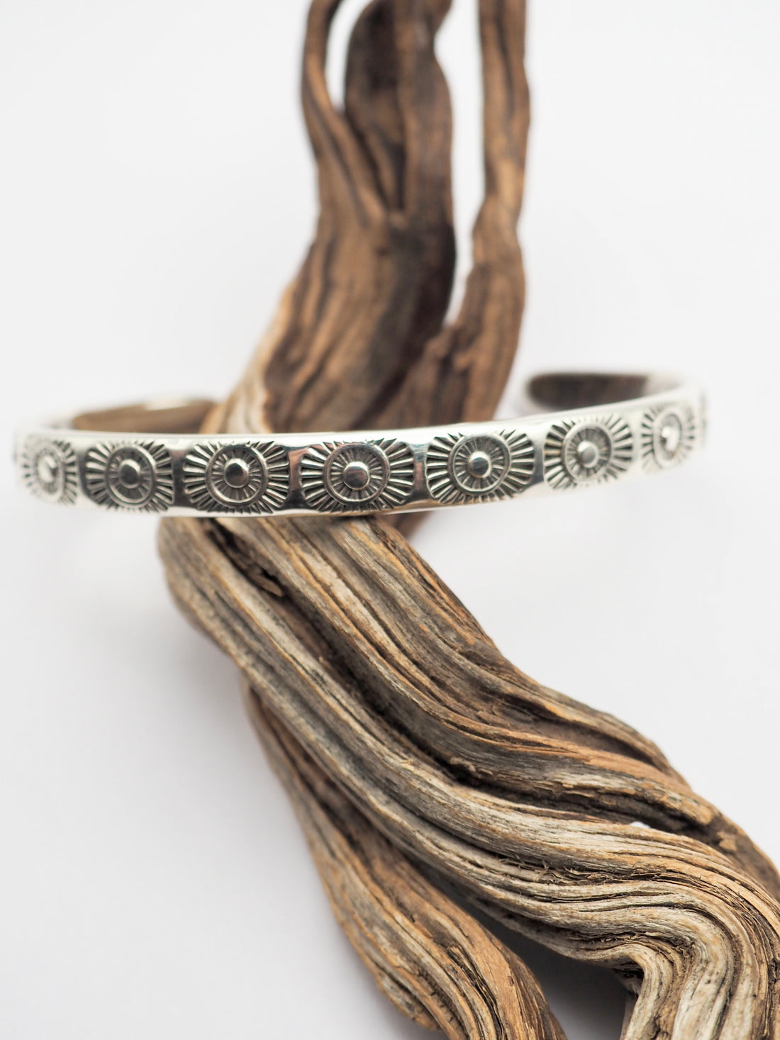 MTO Sun Hand Stamped Stacker Cuff