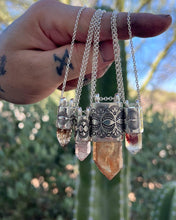 Champagne Topaz Eye Talisman Necklace