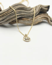 14k Gold Lucky Raincloud Pendant Necklace (B)