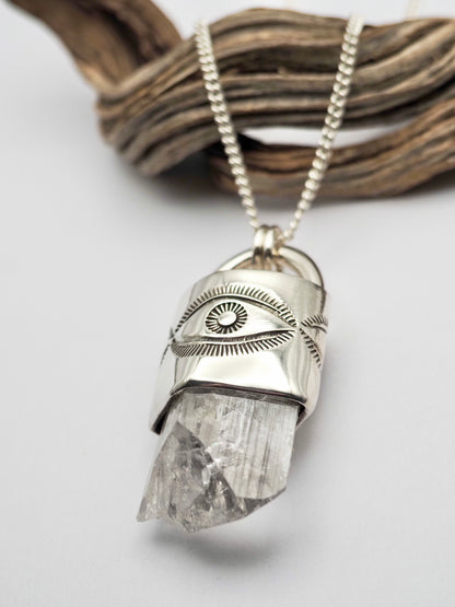 Danburite Big Eye Talisman Necklace