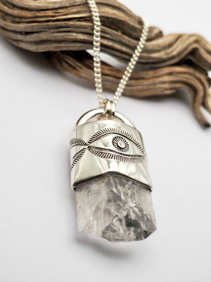 Danburite Big Eye Talisman Necklace