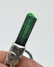 Green Tourmaline Eye Talisman Necklace