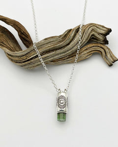 Green Tourmaline Portal Talisman Necklace