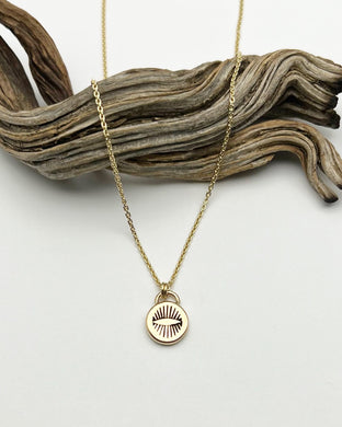 14k Gold Lucky Eye II Pendant Necklace
