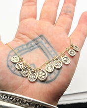14k Gold Lucky Eye Pendant Necklace (D)