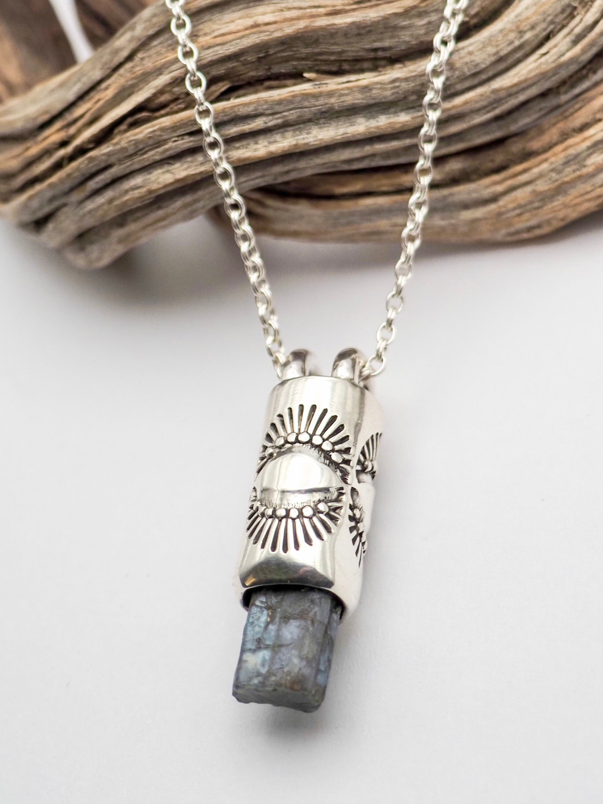 Alexandrite Eye/Dot Talisman Necklace