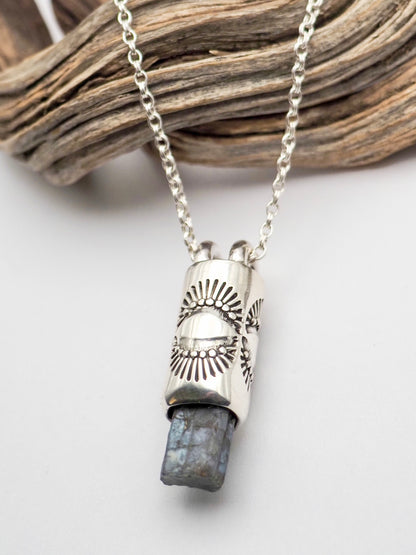 Alexandrite Eye/Dot Talisman Necklace