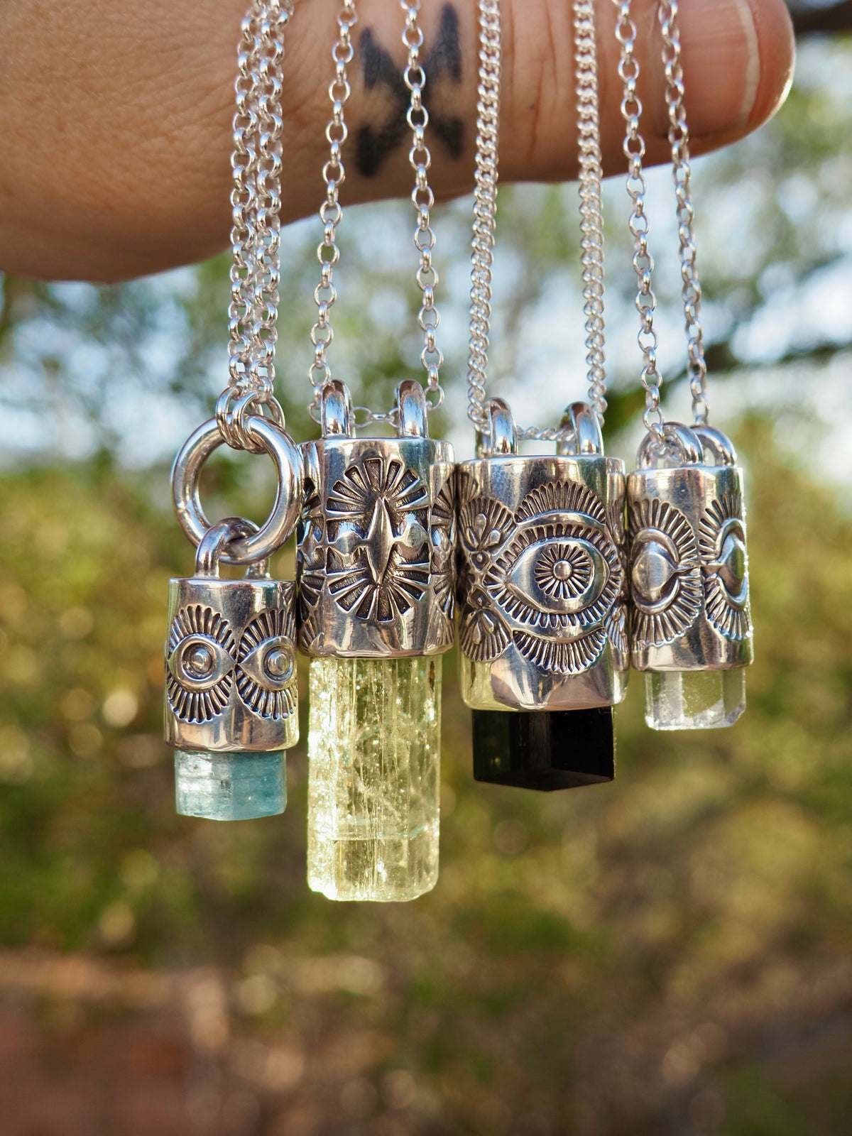 Heliodor Palmas Talisman Necklace