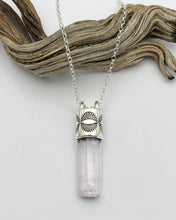 Polished Pink Kunzite Eye Talisman Necklace