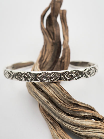 MTO Agave Hand Stamped Stacker Cuff