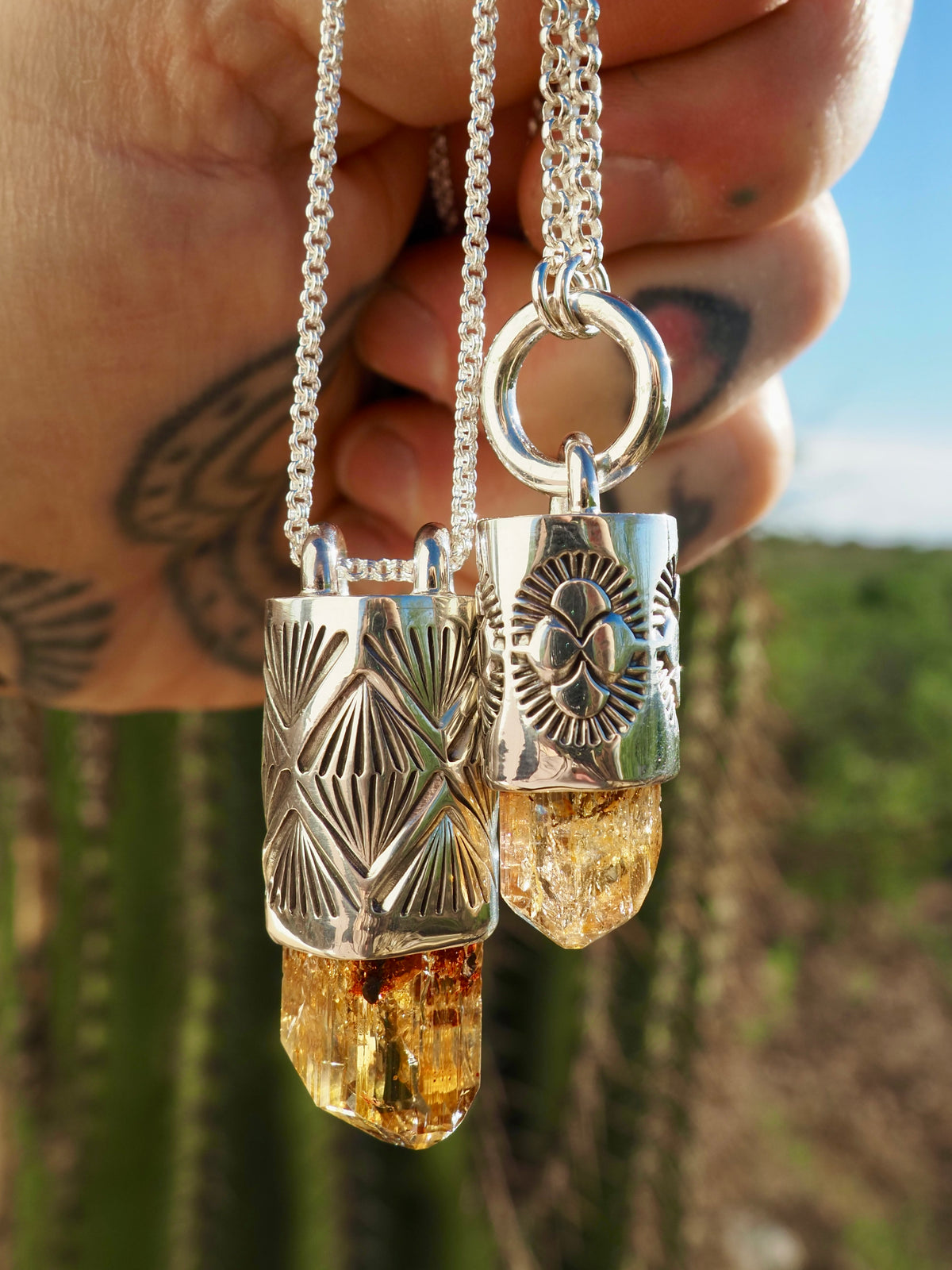 Imperial Topaz Arroyo Talisman Necklace