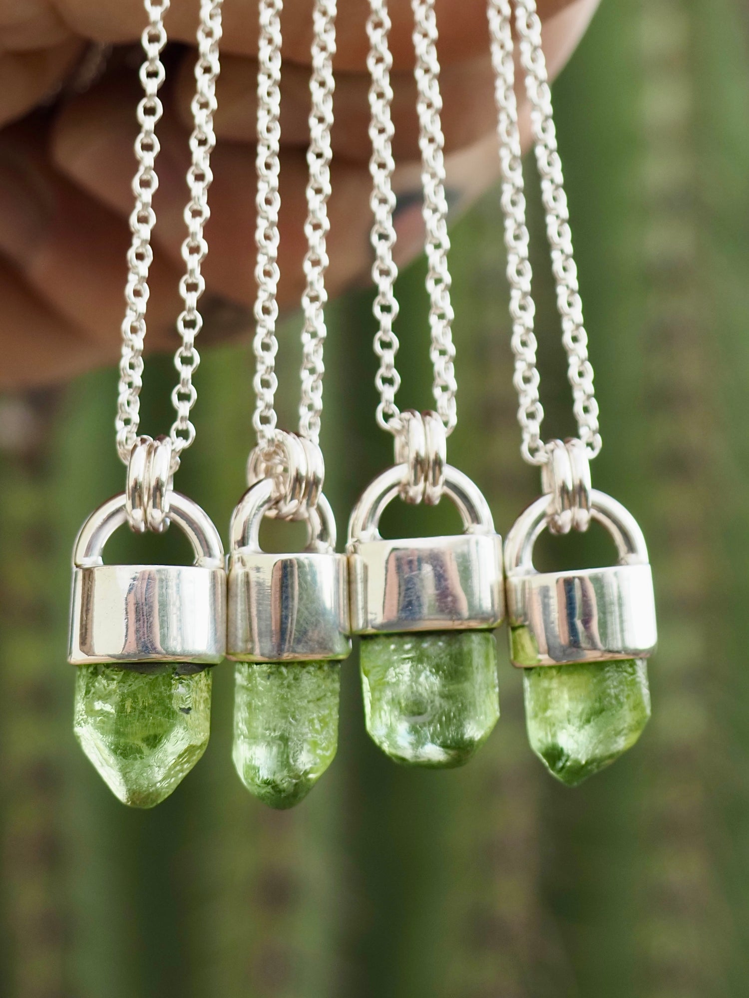 Peridot Small Talisman Necklaces