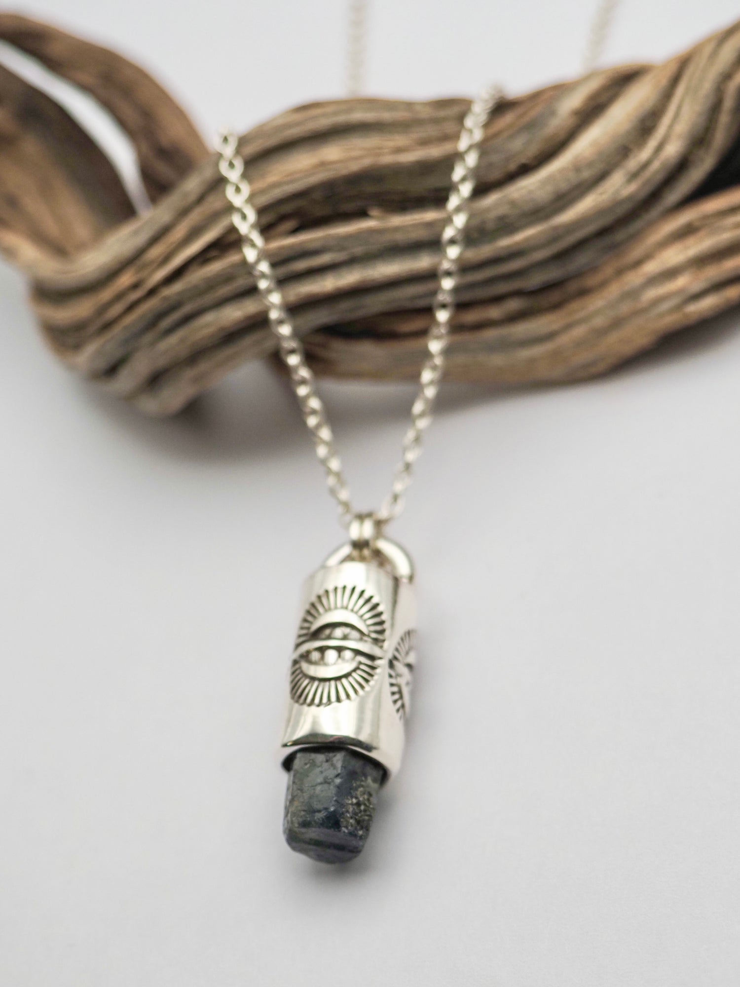 Sapphire Portal II Talisman Necklace