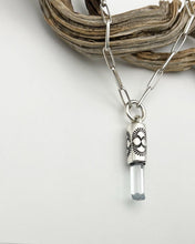 Aquamarine Oasis O Ring Talisman Necklace