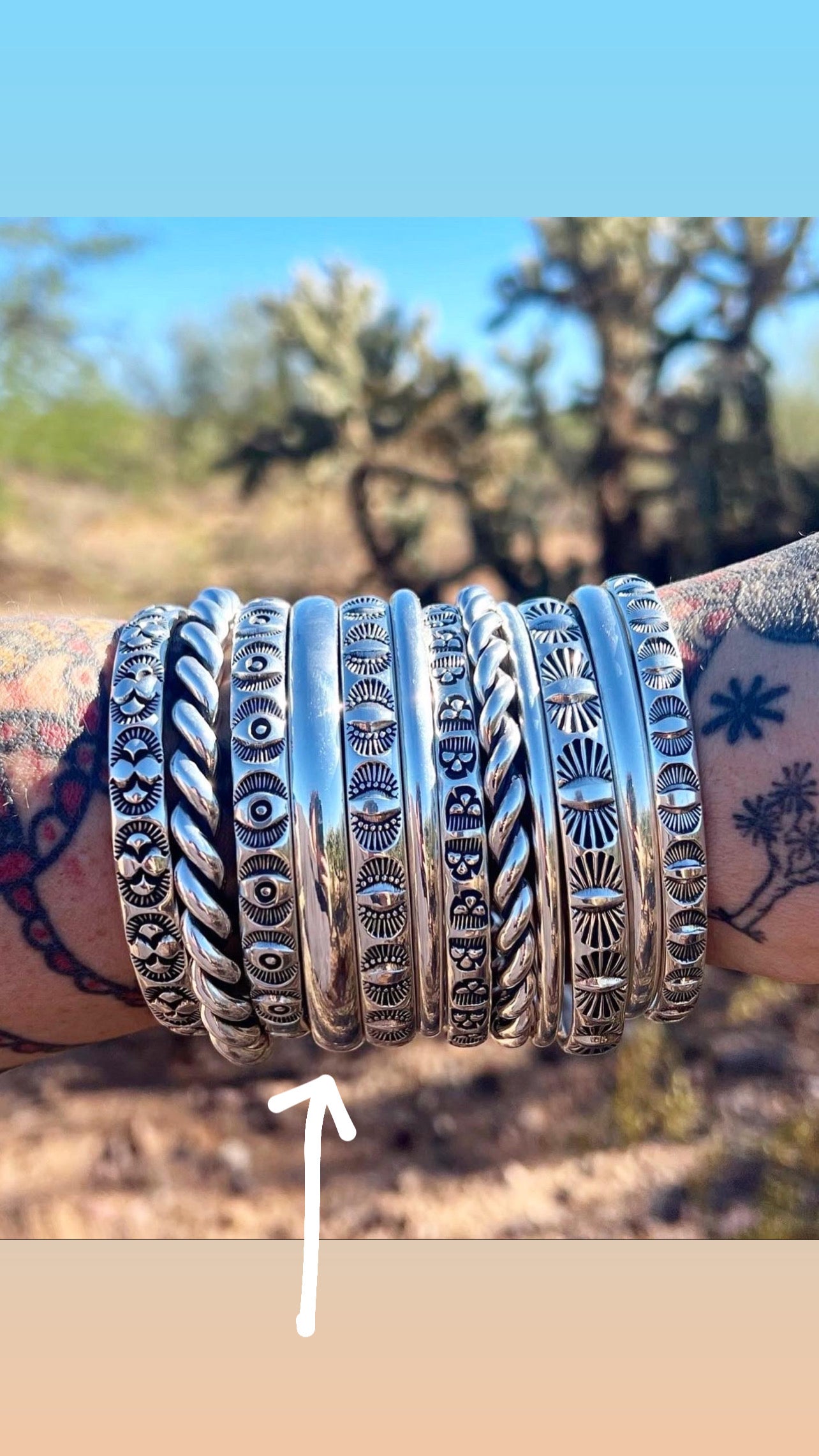 MTO Smooth Heavyweight Half Round Bangle