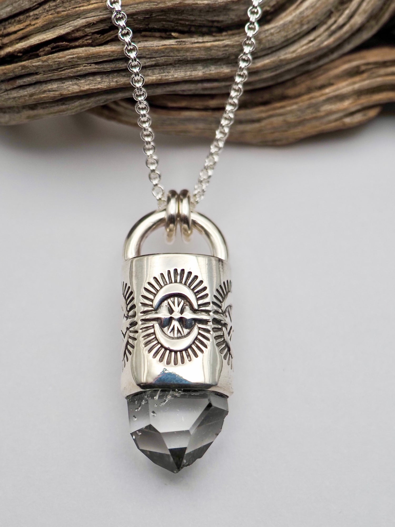 Herkimer Diamond Portal Talisman Necklace