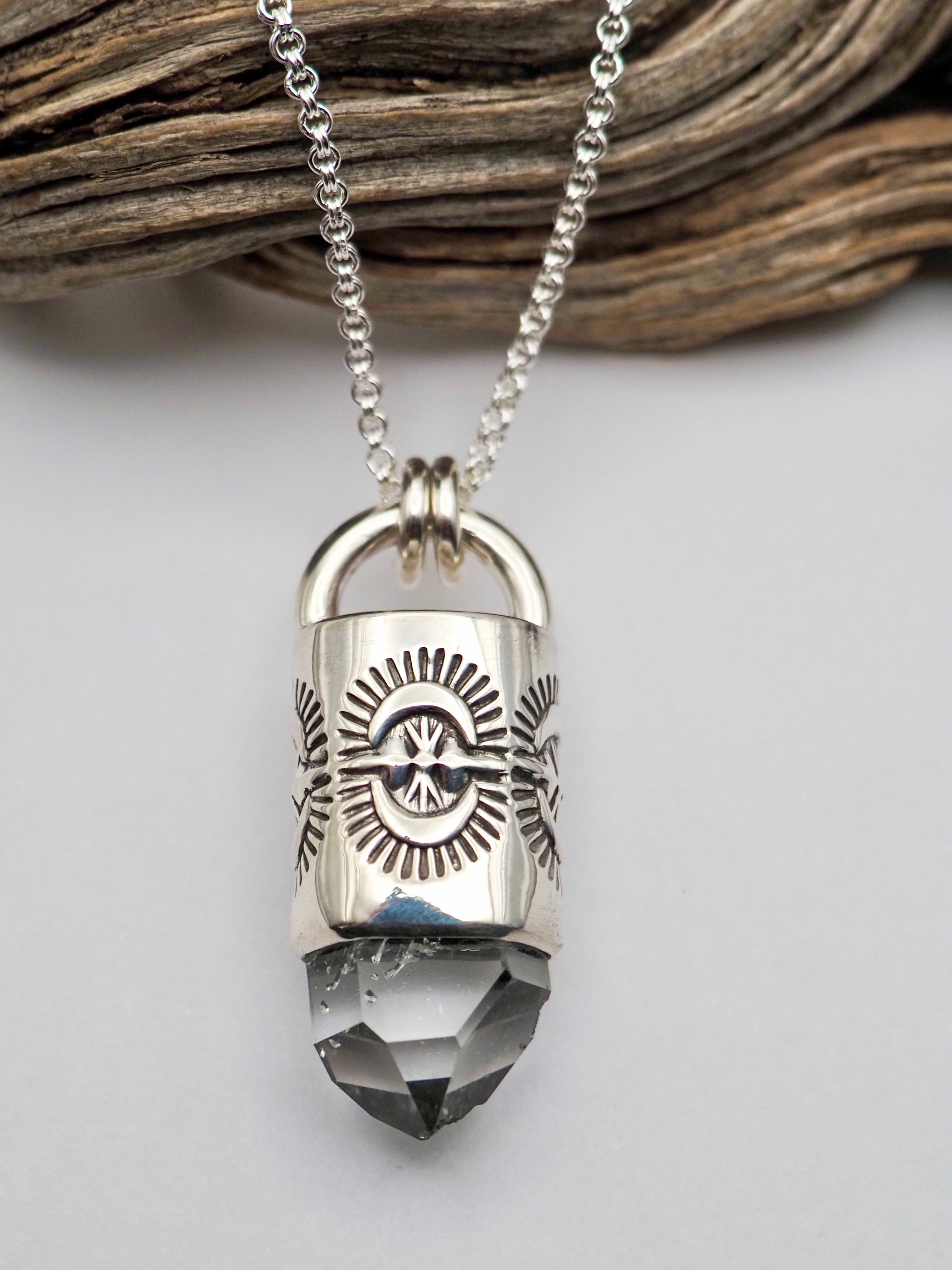 Herkimer Diamond Portal Talisman Necklace