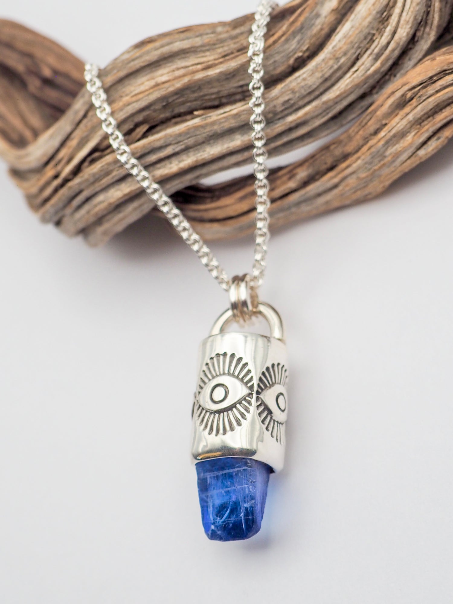Tanzanite Eye Talisman Necklace