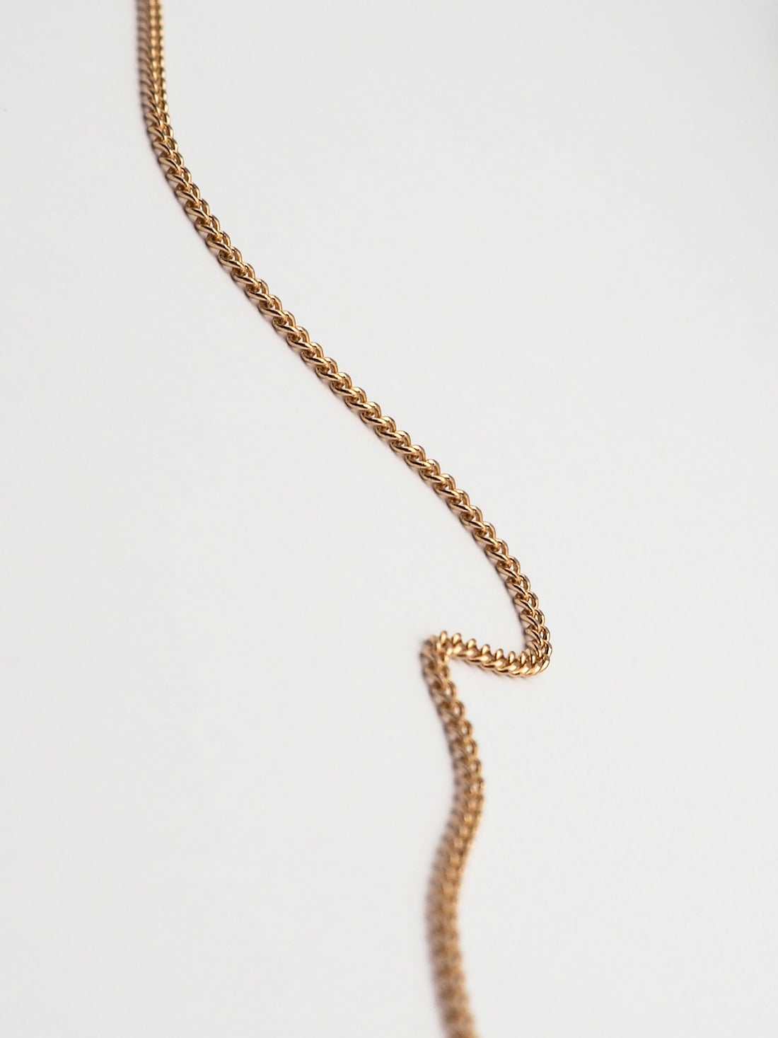 1mm Diamond Cut Curb Chain